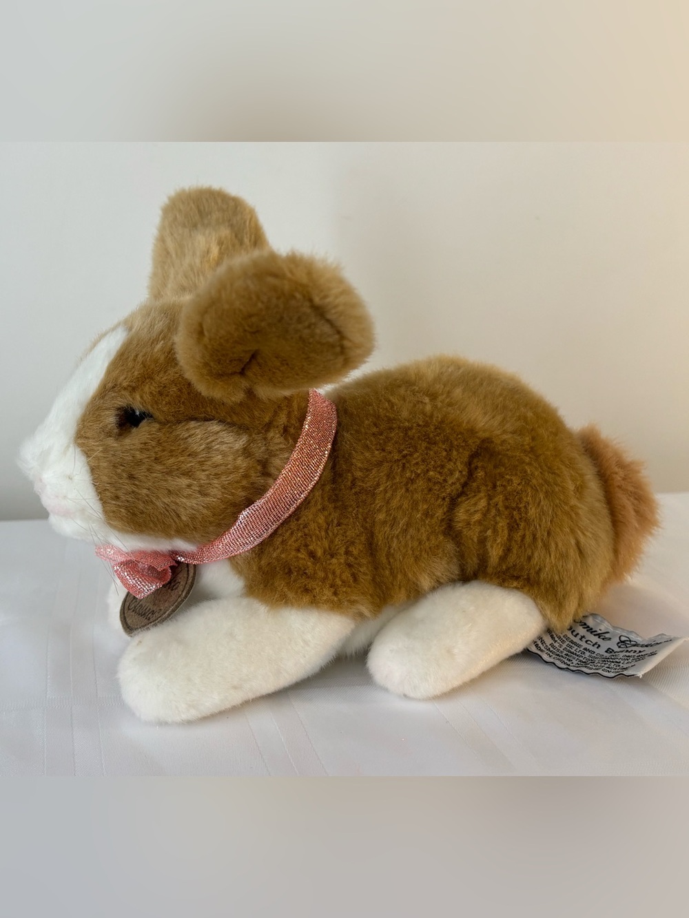 Russ Yomiko Classics Brown White Bunny Rabbit Plush Stuffed Animal Toy